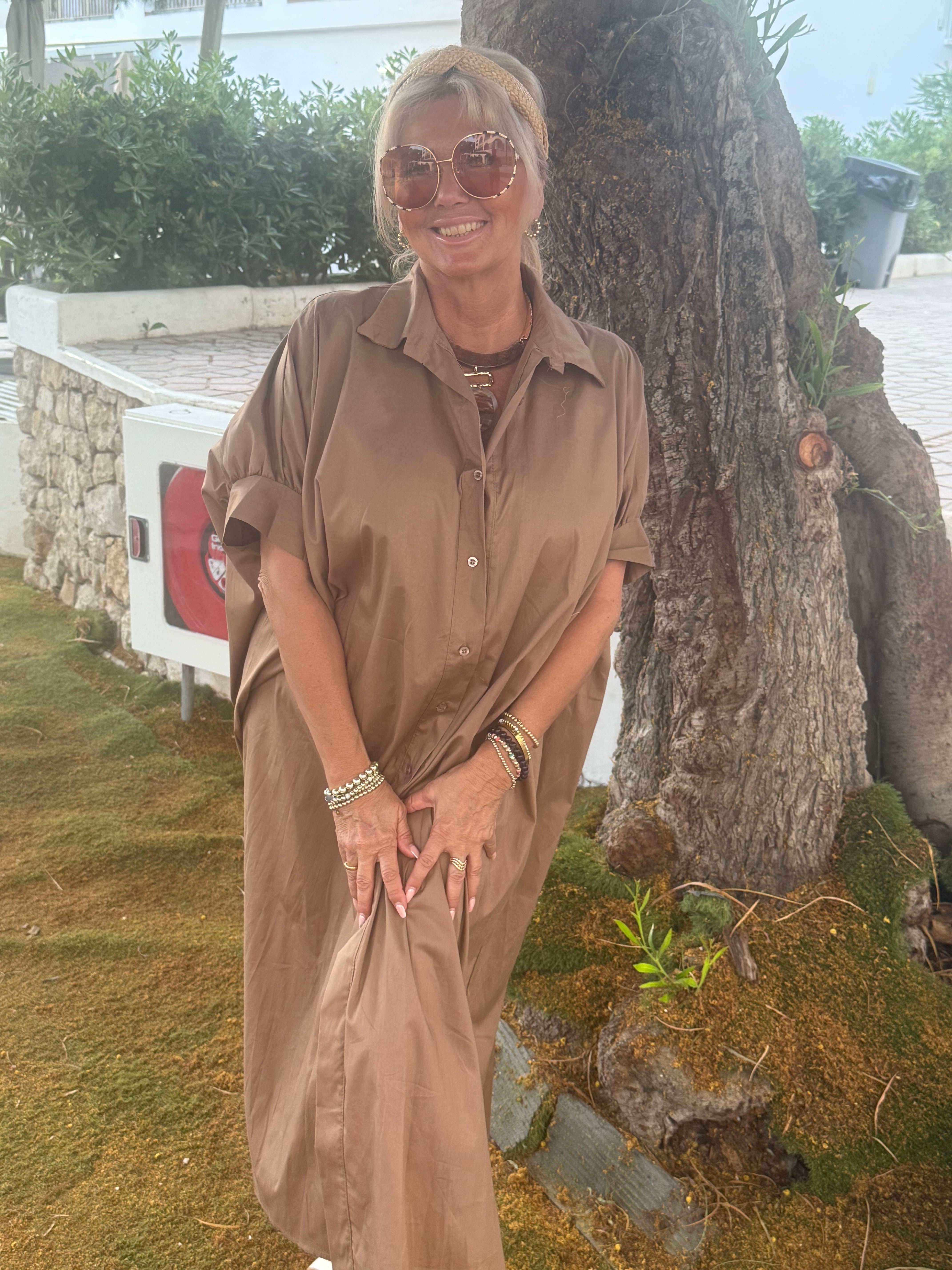 Jurk Eden Koffiebruin